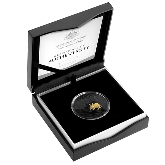 2019 1 oz Proof Silver Lesser Bilby Royal Australian Mint Coin (w/Box & COA)