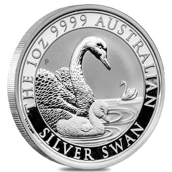 2019 1 oz Silver Australian Swan Perth Mint .9999 Fine BU