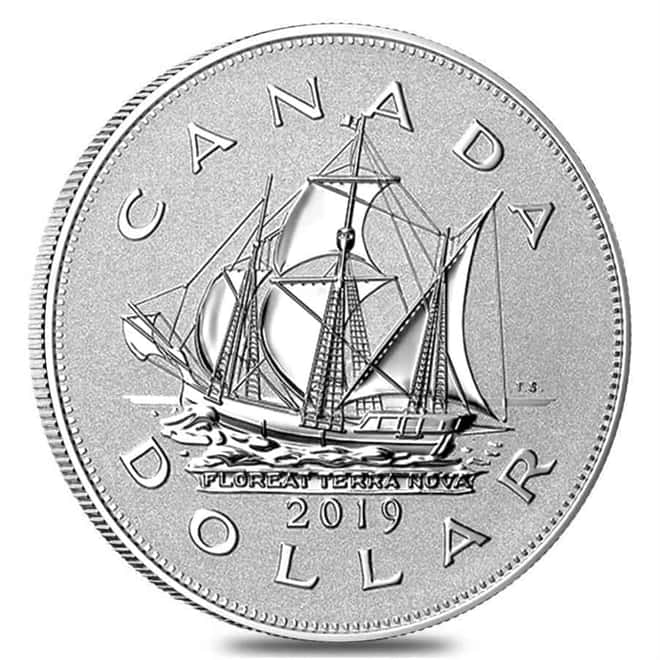 2019 Canada 1 oz Silver Piedfort The Matthew Coin (w/Box & COA)