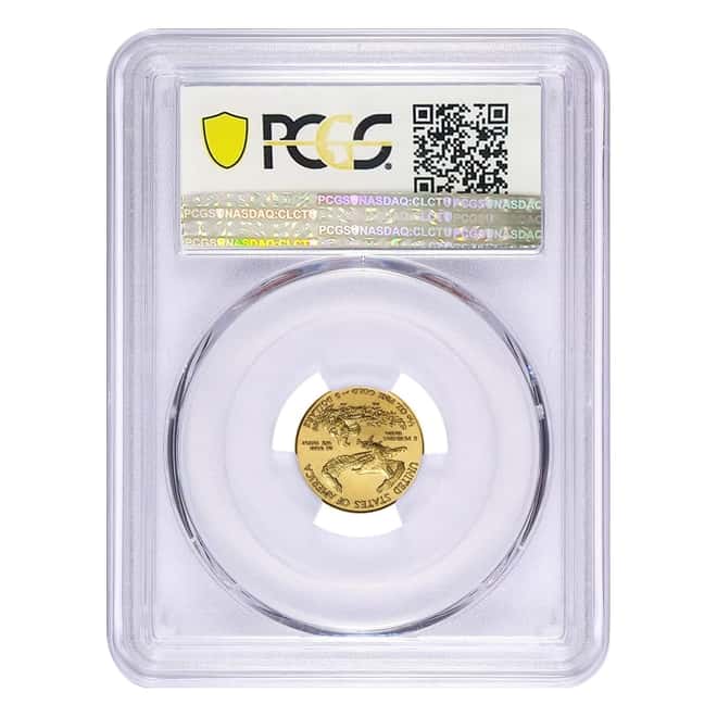2019 (W) 1/10 oz Gold American Eagle PCGS MS 70 First Strike (West Point)