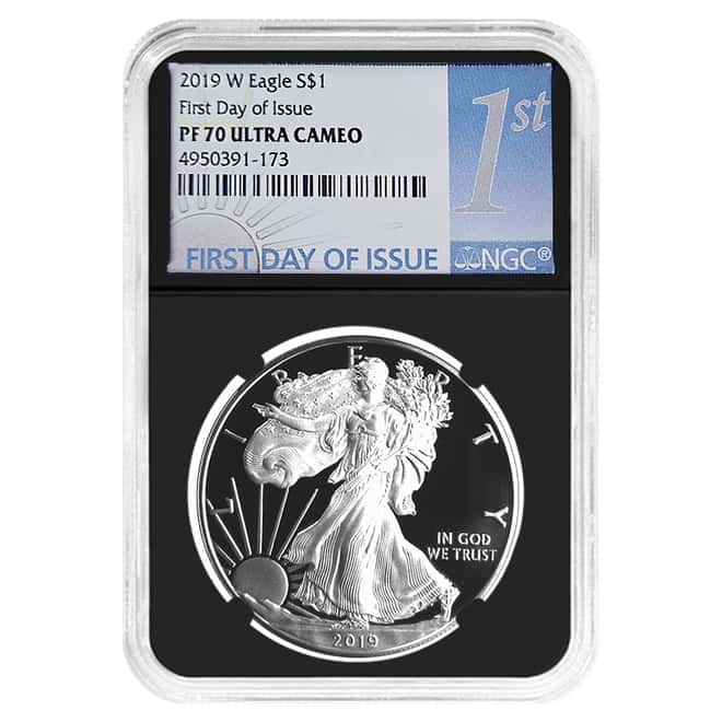 2019-W 1 oz Proof Silver American Eagle NGC PF 70 FD