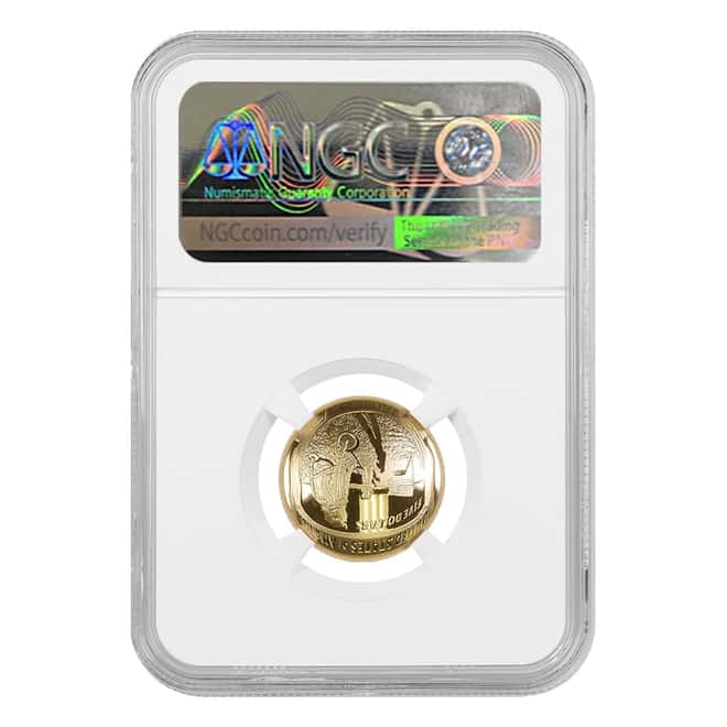 2019 W Apollo 11 50th Anniversary $5 Proof Gold Comm. NGC PF 70 UCAM