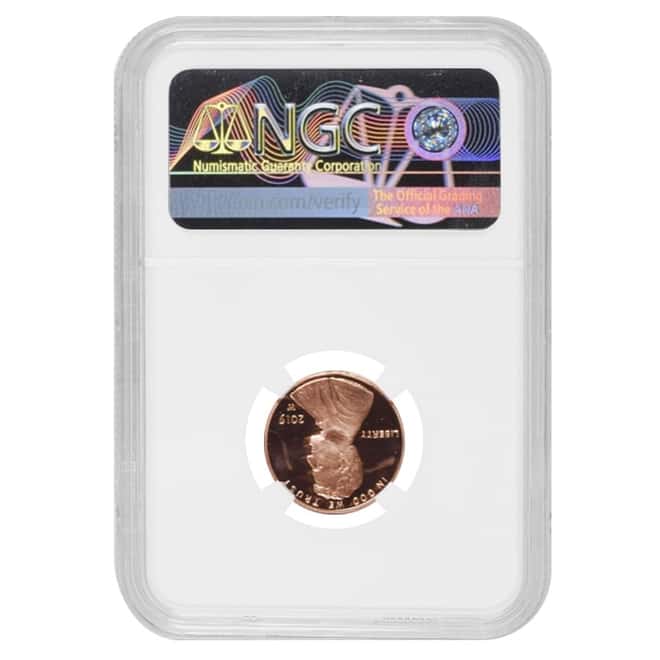 2019 W Proof Lincoln Penny Cent Comm. NGC PF 69 UCAM Mint Error (Obv Struck Thru)