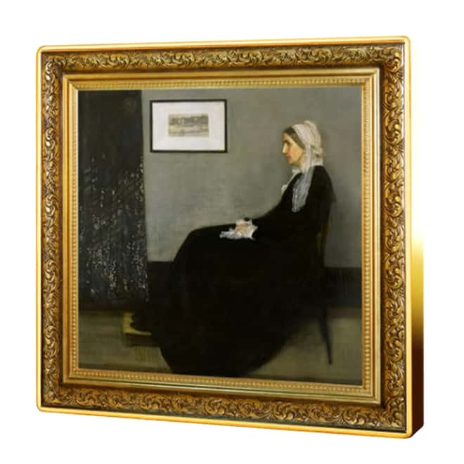 2019 Niue 1 oz Colorized Silver Whistler's Mother James McNeill Whistler Coin (w/Box & COA)