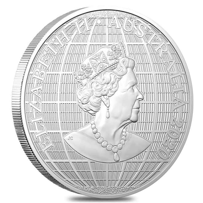 2020 Australia 1 oz Beneath the Southern Skies Silver Coin BU