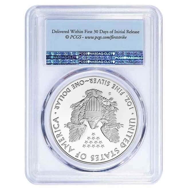 2020-S 1 oz Proof Silver American Eagle PCGS PF 70 DCAM First Strike