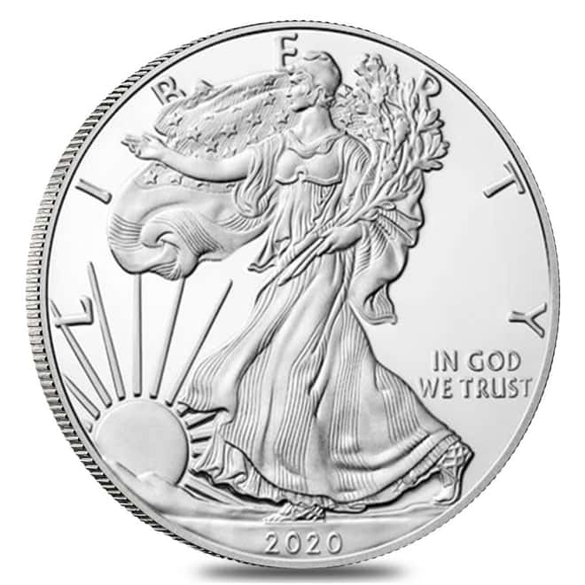 2020-S 1 oz Proof Silver American Eagle (w/Box & COA)