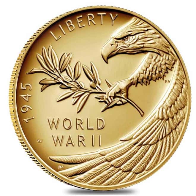 2020-W 1/2 oz End of WWII 75th Anniv $25 Proof Gold Coin PCGS PF 70 (Iwo Jima Label)
