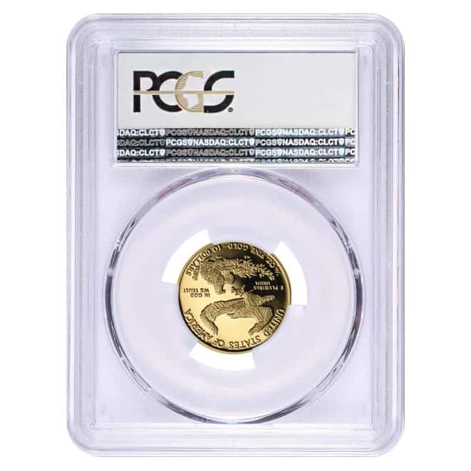 2020-W 1/4 oz $10 Proof Gold American Eagle PCGS PF 70 DCAM First Strike