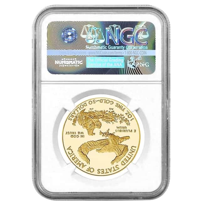2020-W V75 Privy 1 oz Proof Gold American Eagle End of WWII 75th Anniv NGC PF 69 ER