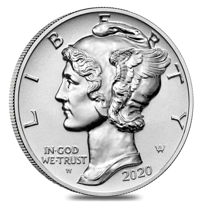 2020-W 1 oz Burnished Palladium American Eagle $25 Coin (w/Box & COA)