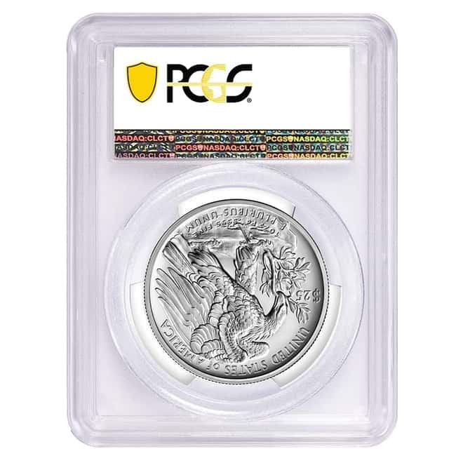 2020-W 1 oz Burnished Palladium American Eagle PCGS SP 70 FDOI