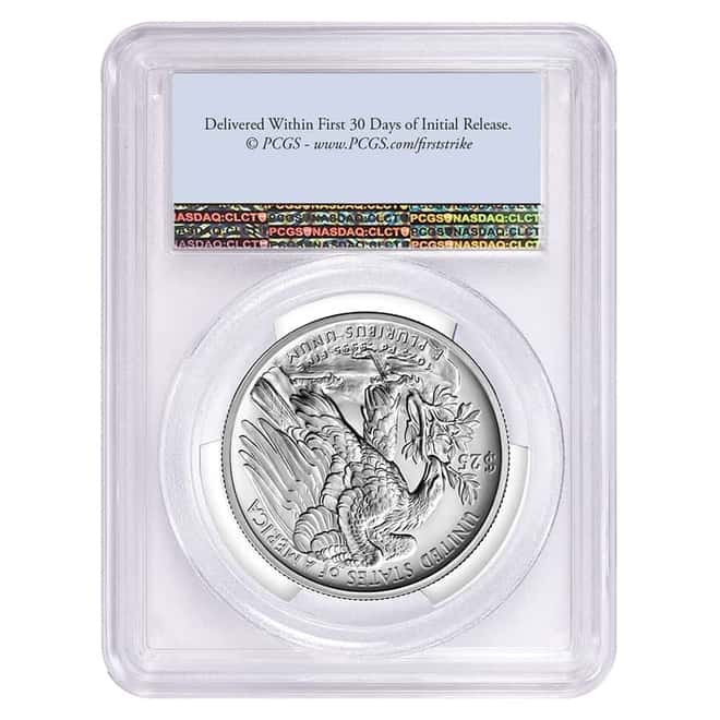 2020-W 1 oz Burnished Palladium American Eagle PCGS SP 70 FS