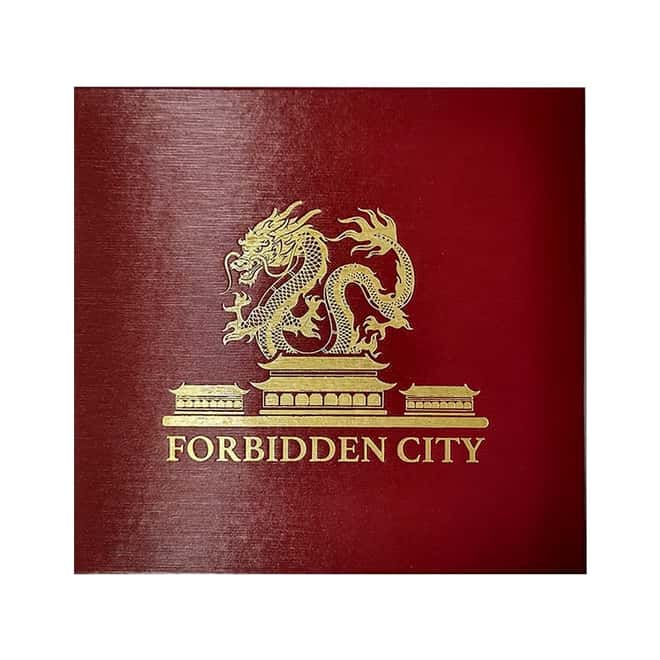 2020 100 gram Silver Forbidden City 4-Layer Coin Solomon Islands .999 Fine (w/Box & COA)