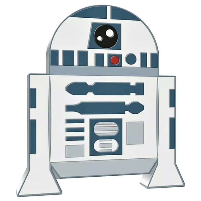 2020 1 oz Colorized Silver Star Wars - R2-D2™ - Niue Chibi Coin Collection $2 Coin (w/Box & COA)