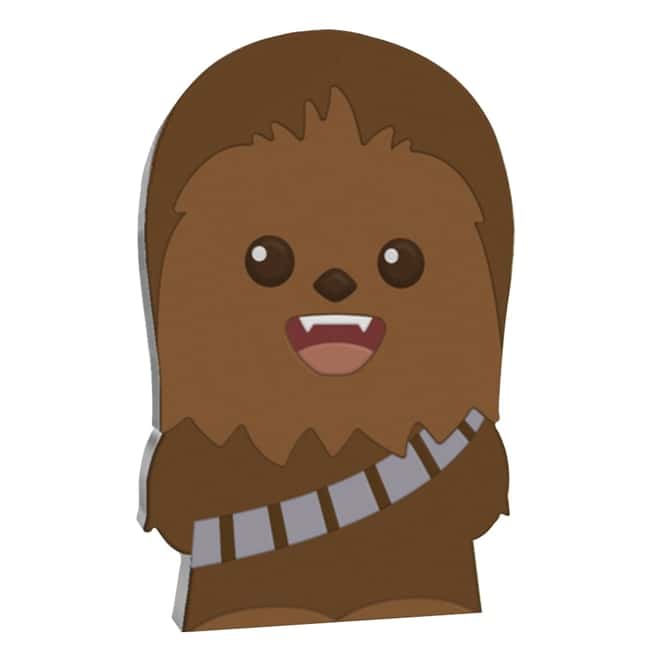 2020 1 oz Colorized Silver Star Wars - Chewbacca - Niue Chibi Coin Collection (w/Box & COA)