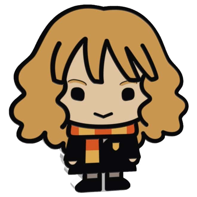 2020 1 oz Colorized Silver Harry Potter - Hermione Granger - Niue Chibi Coin Collection (w/Box & COA)