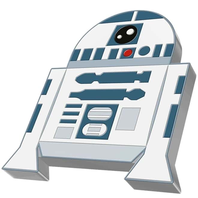2020 1 oz Colorized Silver Star Wars - R2-D2™ - Niue Chibi Coin Collection $2 Coin (w/Box & COA)