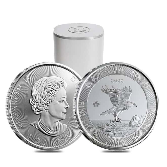 2020 1.25 oz Canada Bald Eagle Silver Coin .9999 Fine BU