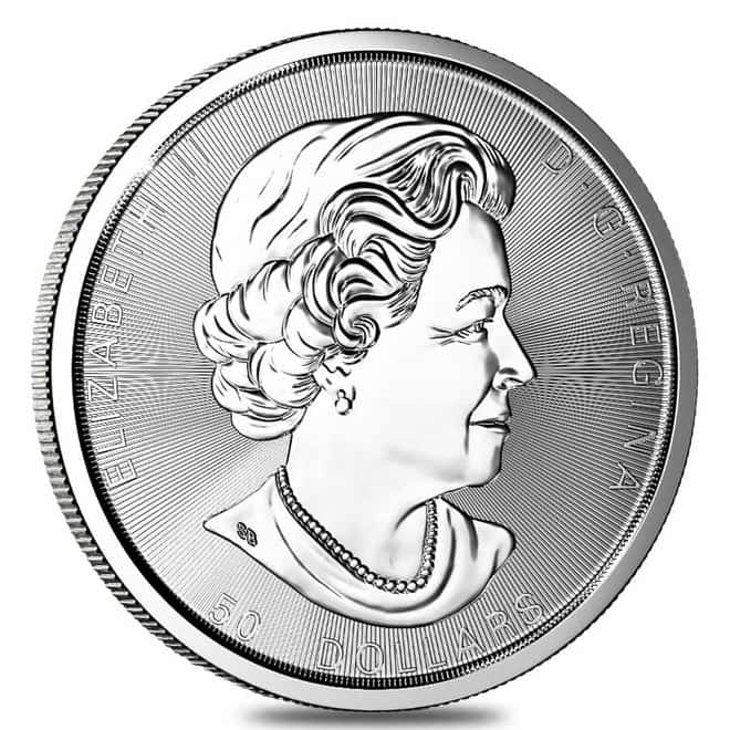 2020 10 oz Canadian Magnificent Silver Maple Leaf .9999 Fine $50 Coin BU (In Cap)