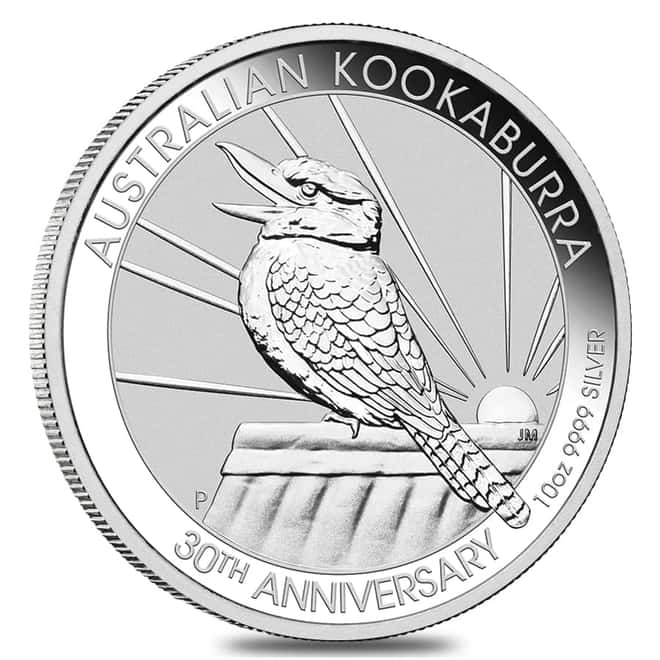2020 10 oz Silver Australian Kookaburra Perth Mint .9999 Fine BU In Cap