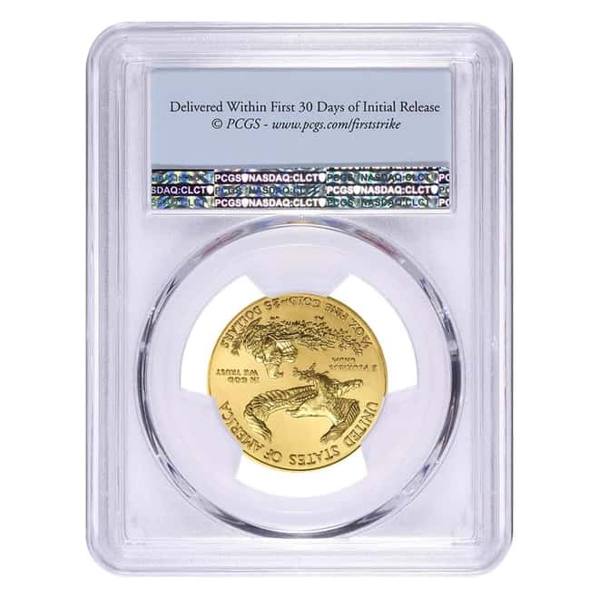 2020 1/2 oz Gold American Eagle PCGS MS 69 First Strike