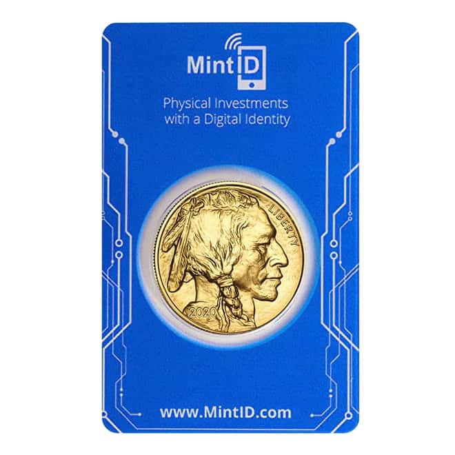 2020 1 oz Gold American Buffalo BU (MintID NFC Scan Card)