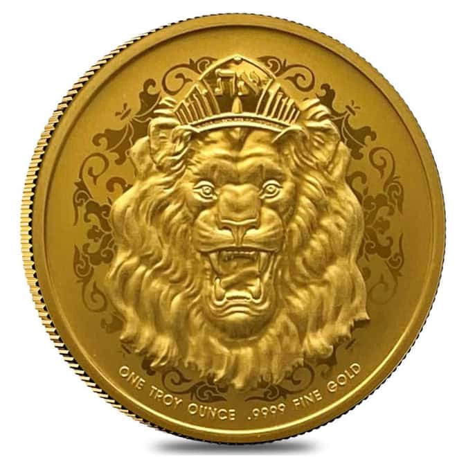2020 1 oz Niue Roaring Lion Truth Series $250 Proof Gold Coin (w/Box & COA)