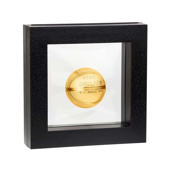 2020 1 oz Silver Basketball Spherical Coin Samoa .999 Fine (w/Box & COA)