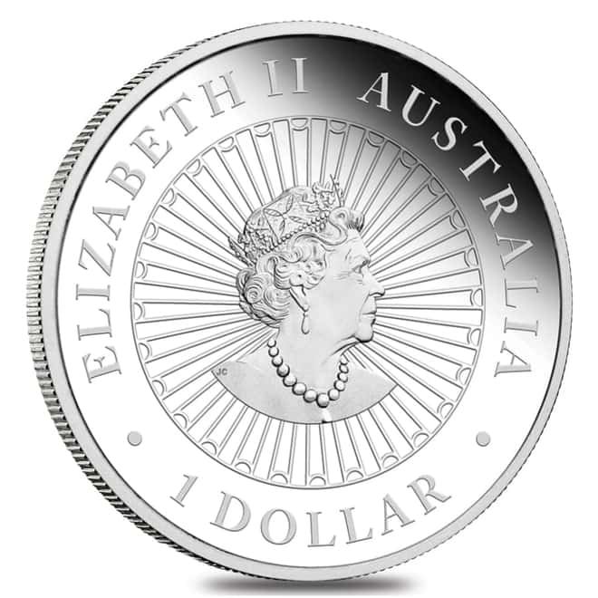 2020 1 oz Proof Silver Great Southern Land Opal Coin Australian Perth Mint (w/Box & COA)