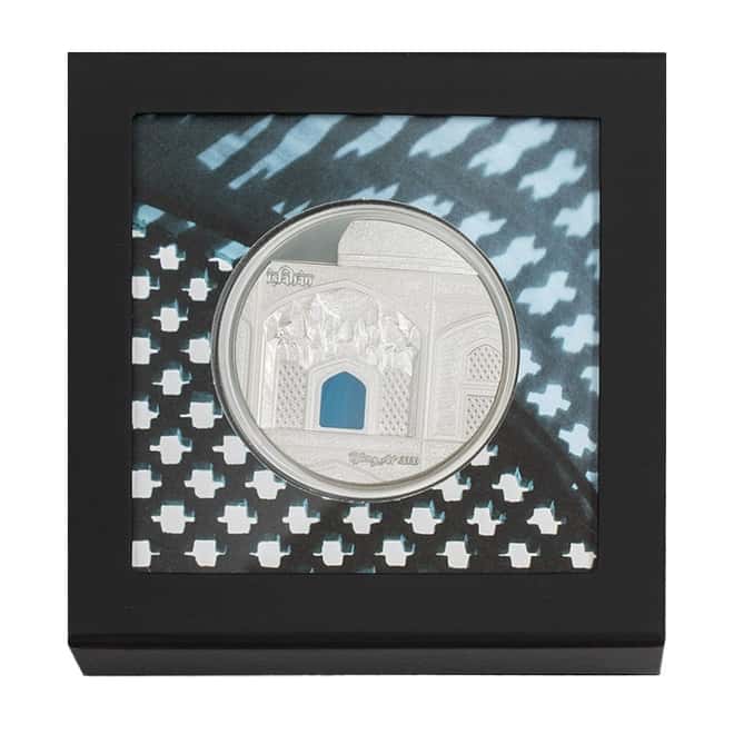 2020 3 oz Proof Silver Tiffany Art Isfahan Palau Coin .999 Fine (w/Box & COA)