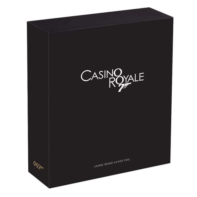 2020 5 gram Silver Foil James Bond 007 Casino Royale Movie Poster Perth Mint
