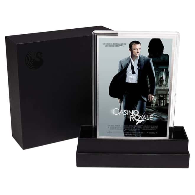 2020 5 gram Silver Foil James Bond 007 Casino Royale Movie Poster Perth Mint