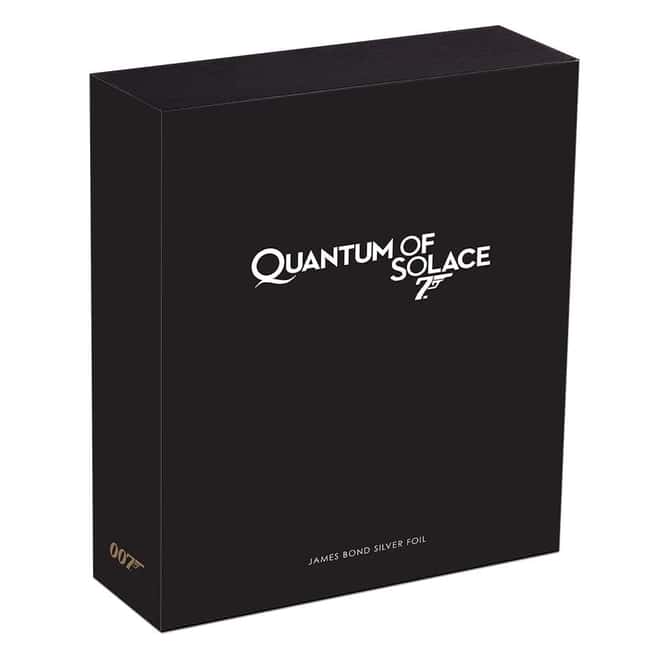 2020 5 gram Silver Foil James Bond 007 Quantum of Solace Movie Poster Perth Mint