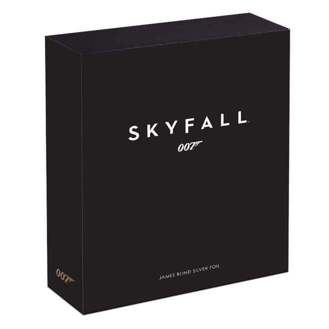 2020 5 gram Silver Foil James Bond 007 Skyfall Movie Poster Perth Mint