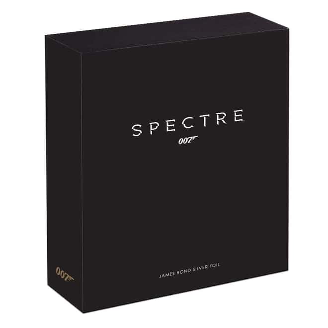 2020 5 gram Silver Foil James Bond 007 Spectre Movie Poster Perth Mint
