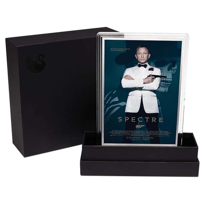 2020 5 gram Silver Foil James Bond 007 Spectre Movie Poster Perth Mint