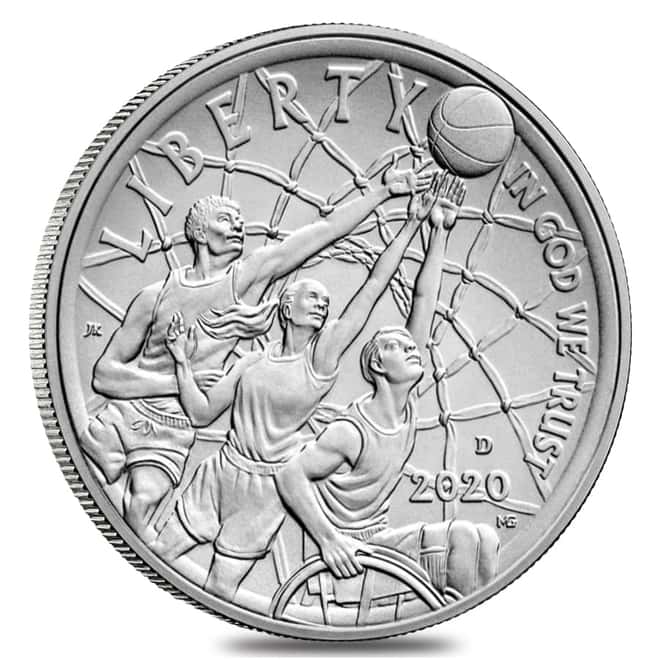 2020 D Basketball Hall of Fame Clad Half Dollar BU (w/Box & COA)