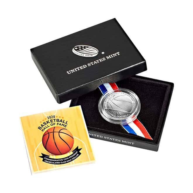 2020 D Basketball Hall of Fame Clad Half Dollar BU (w/Box & COA)
