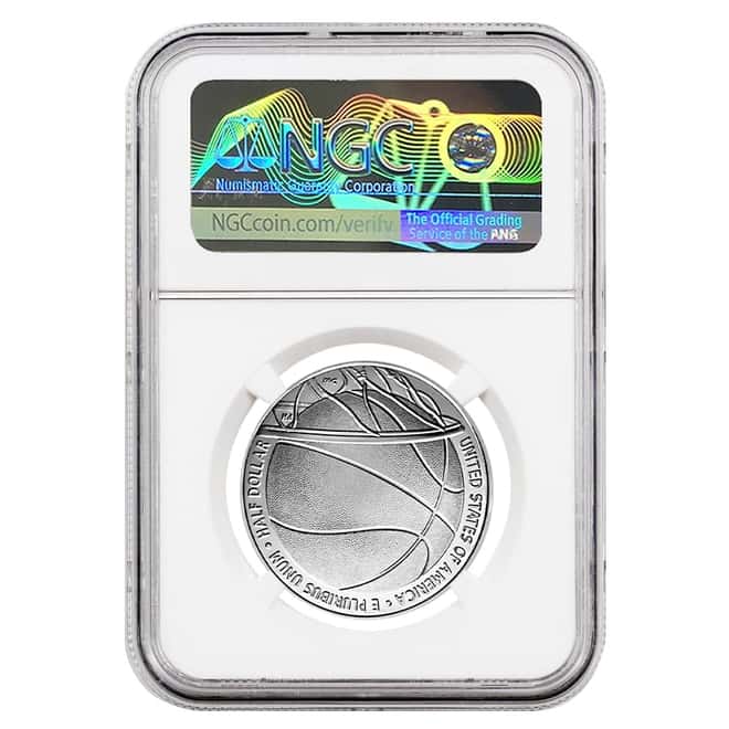 2020 D Basketball Hall of Fame Clad Half Dollar NGC MS 69 ER