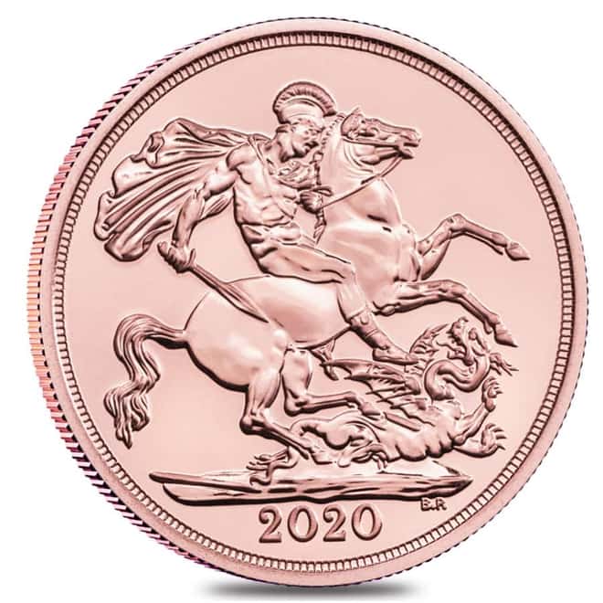 2020 Great Britain Gold British Sovereign BU