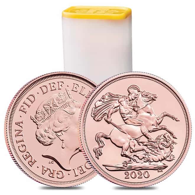 2020 Great Britain Gold Half Sovereign BU5
