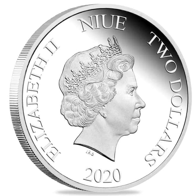 2020 Niue 1 oz Back to the Future 35th Anniversary Proof Colorized Silver Coin