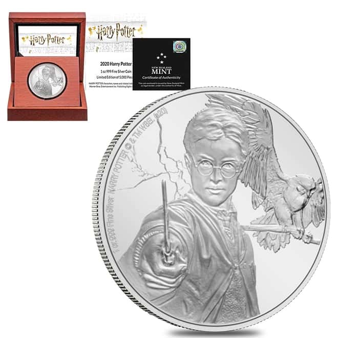 2020 Niue 1 oz Proof Silver Harry Potter Classic Coin .999 Fine (w/Box & COA)