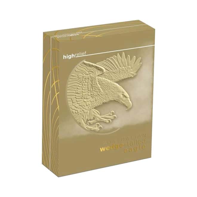 2020 P 2 oz Gold Australian Wedge-Tailed Eagle High Relief Perth Mint (w/Box & COA)
