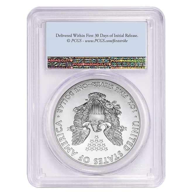 2020 (S) 1 oz Silver American Eagle $1 Coin PCGS MS 70 FS Emergency Issue