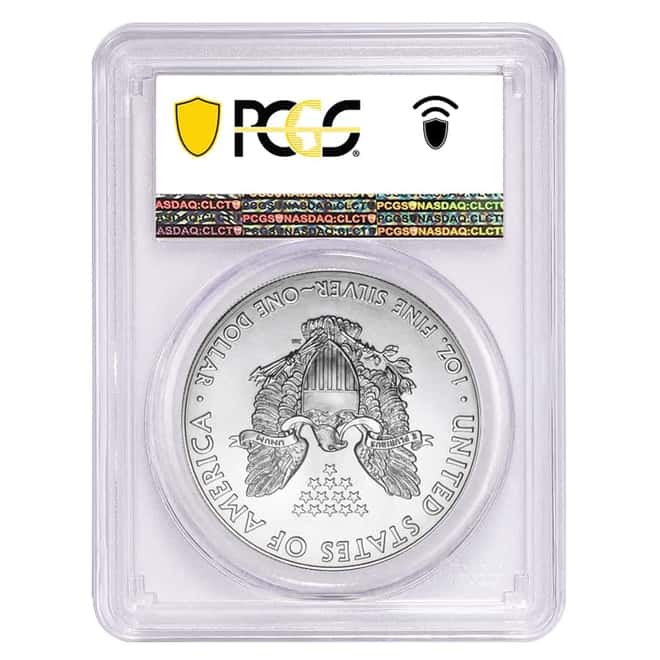 2020 (S) 1 oz Silver American Eagle $1 Coin PCGS MS 70 FS (SF Label) Emergency Issue