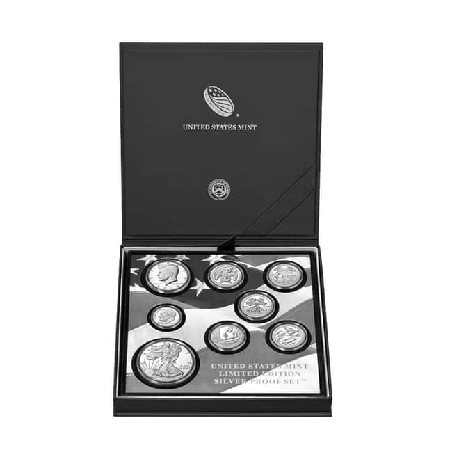 2020 S 2.5 oz US Mint Limited Edition Proof Silver 8-Coin Set .999 Fine (w/Box and COA)