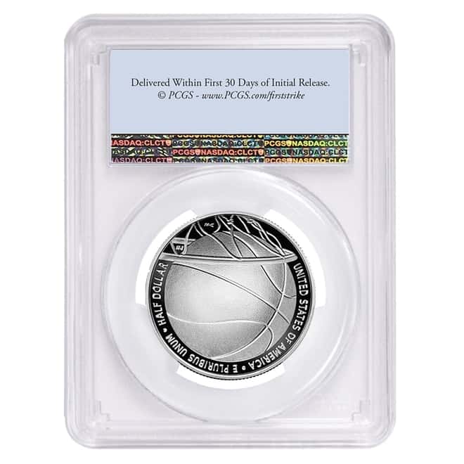 2020 S Basketball Hall of Fame Proof Clad Half Dollar PCGS PF 70 FS