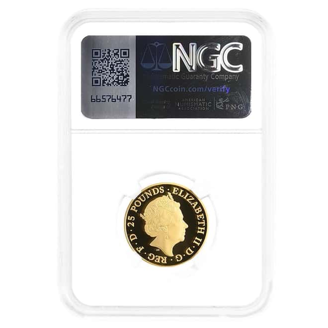 2020 Great Britain 1/4 oz Proof Mayflower Voyage Gold Coin NGC PF 70 UCAM